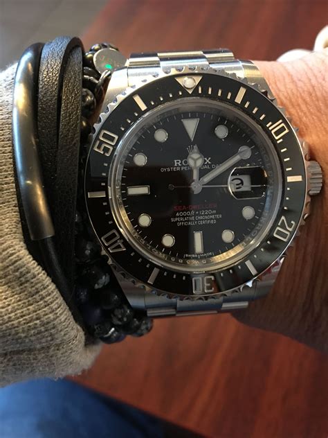 rolex sea dweller 43mm wrist